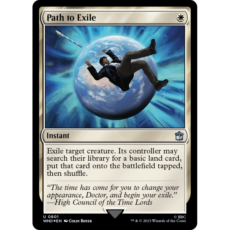 Path to Exile (Surge Foil) [Doctor Who]