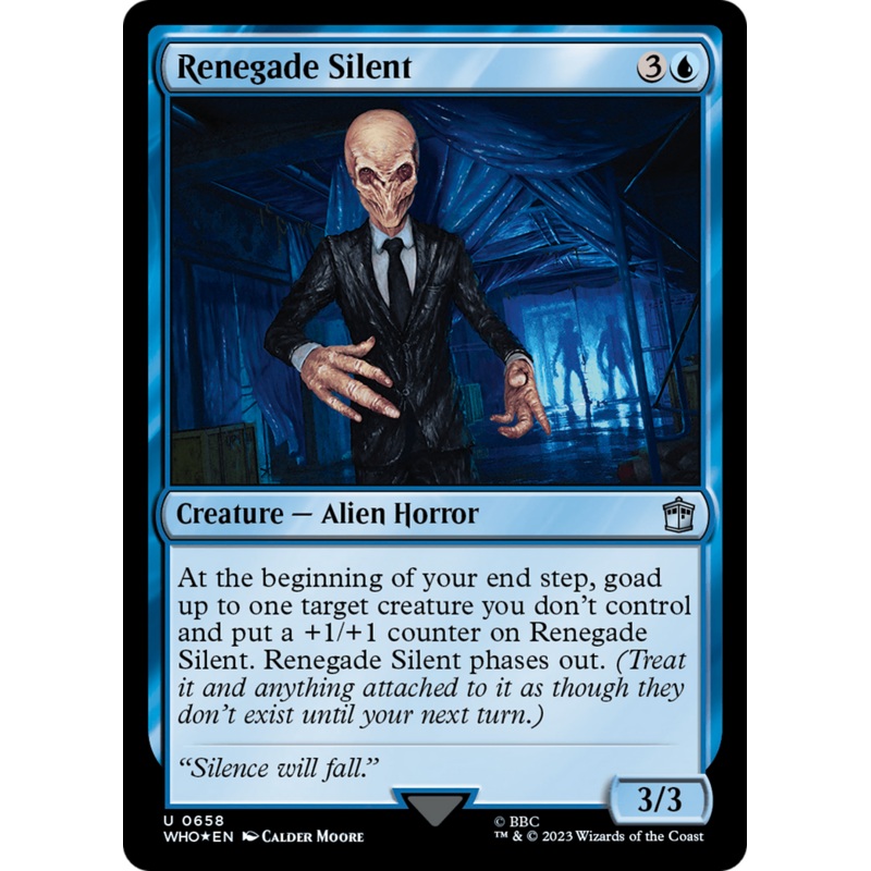 Renegade Silent (Surge Foil) [Doctor Who]