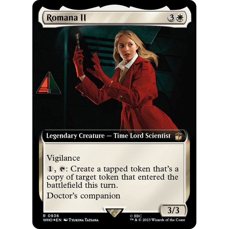 Romana II (Extended Art) (Surge Foil) [Doctor Who]