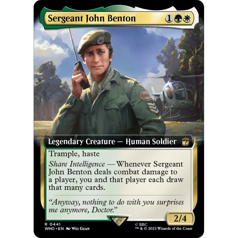 Sergeant John Benton (Extended Art) [Doctor Who]