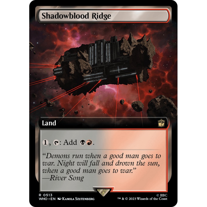 Shadowblood Ridge (Extended Art) [Doctor Who]