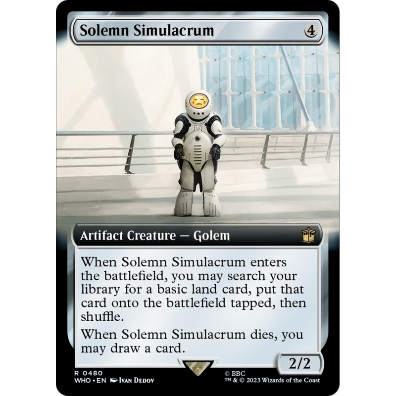 Solemn Simulacrum (Extended Art) [Doctor Who]