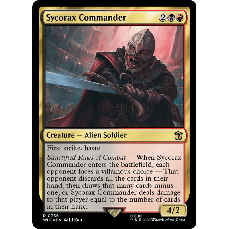 Sycorax Commander (Surge Foil) [Doctor Who]