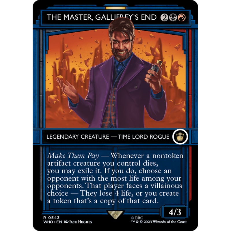 The Master, Gallifrey's End (Showcase) [Doctor Who]