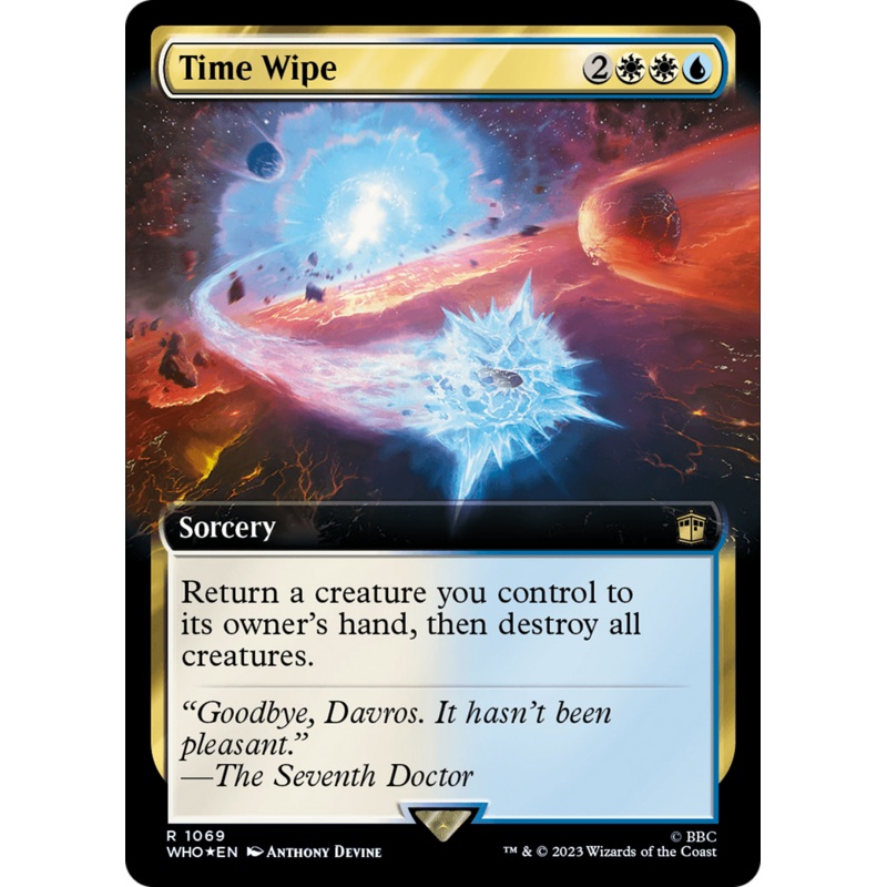 Time Wipe (Extended Art) (Surge Foil) [Doctor Who]
