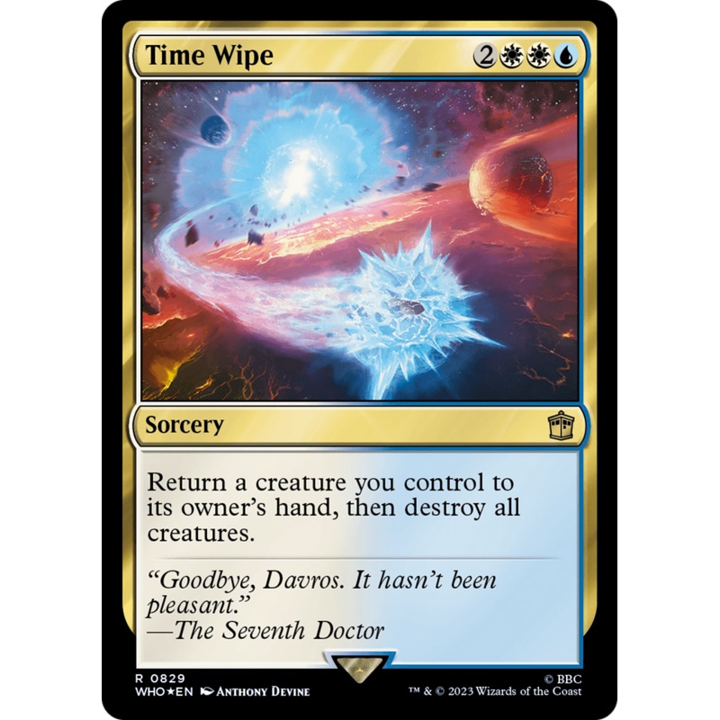 Time Wipe (Surge Foil) [Doctor Who]