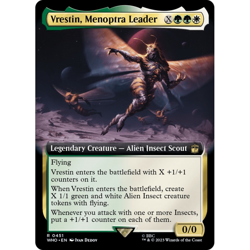 Vrestin, Menoptra Leader (Extended Art) [Doctor Who]