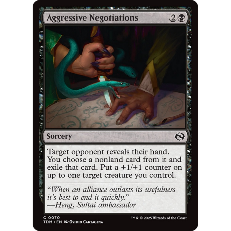 Aggressive Negotiations [Tarkir: Dragonstorm]