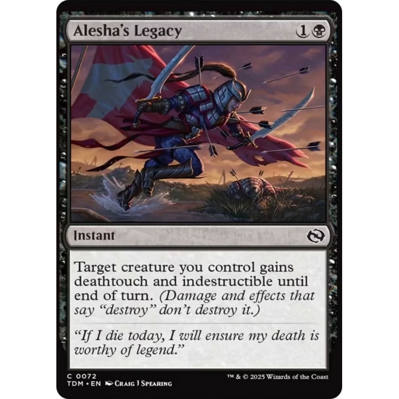 Alesha's Legacy [Tarkir: Dragonstorm]