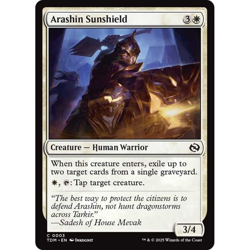 Arashin Sunshield [Tarkir: Dragonstorm]