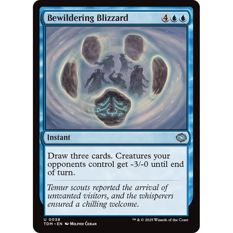 Bewildering Blizzard [Tarkir: Dragonstorm]