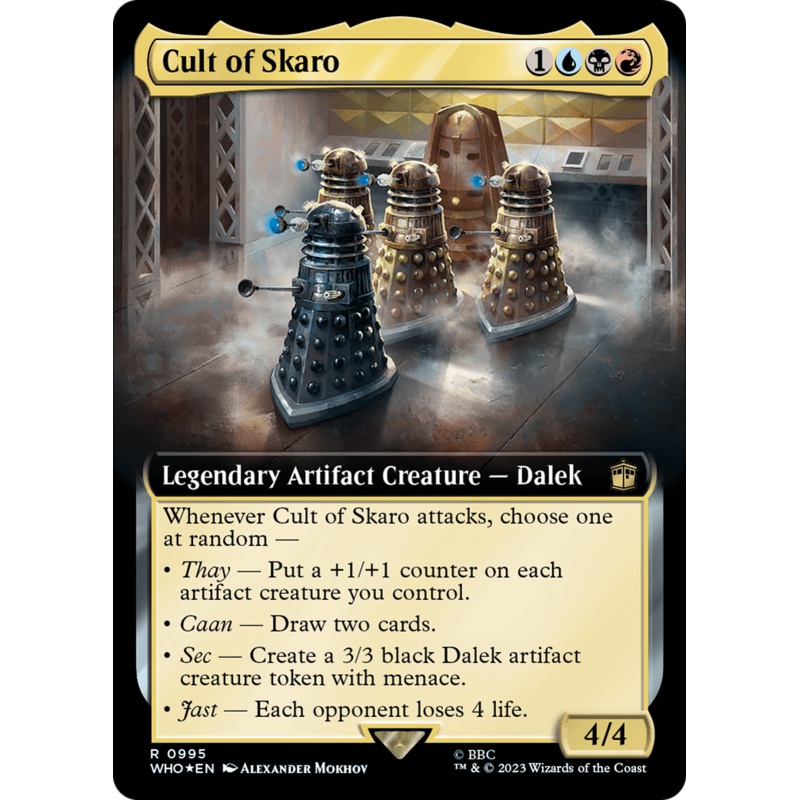 Cult of Skaro (Extended Art) (Surge Foil) [Doctor Who]