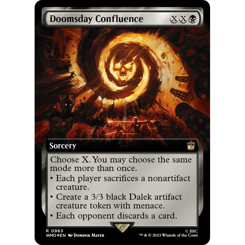 Doomsday Confluence (Extended Art) (Surge Foil) [Doctor Who]