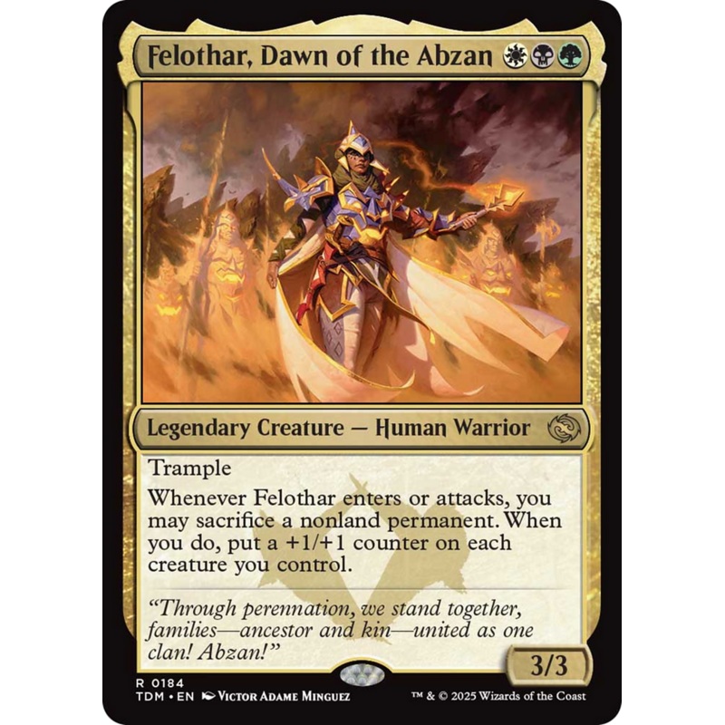 Felothar, Dawn of the Abzan [Tarkir: Dragonstorm]