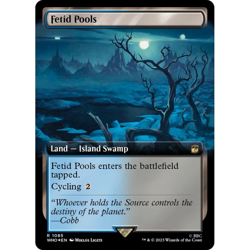Fetid Pools (Extended Art) (Surge Foil) [Doctor Who]