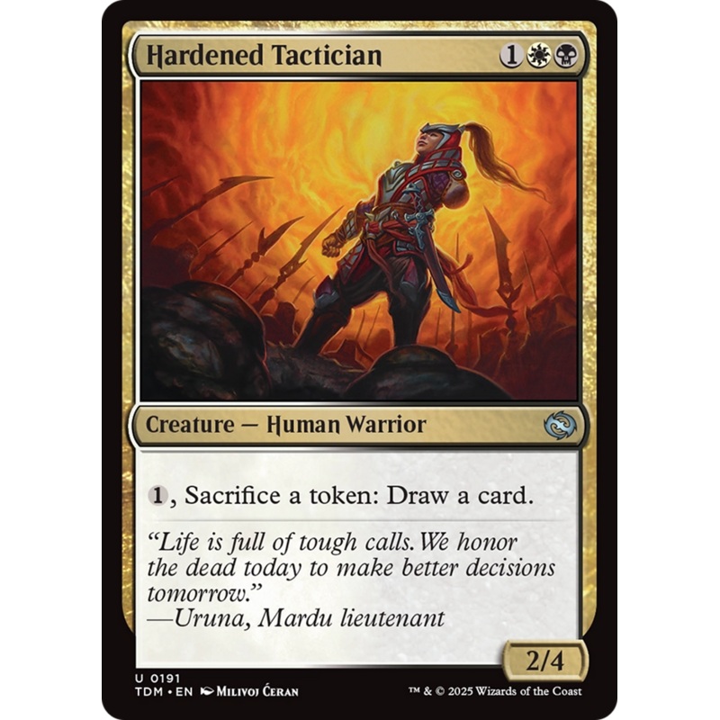 Hardened Tactician [Tarkir: Dragonstorm]