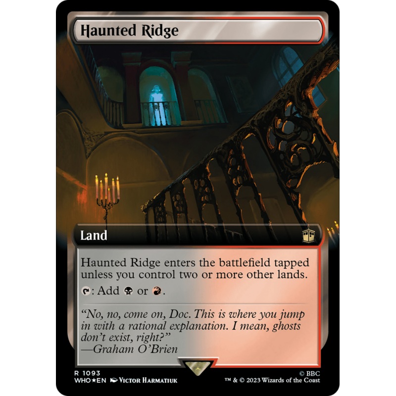 Haunted Ridge (Extended Art) (Surge Foil) [Doctor Who]
