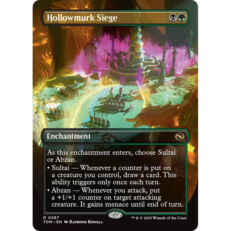 Hollowmurk Siege (Borderless) [Tarkir: Dragonstorm]