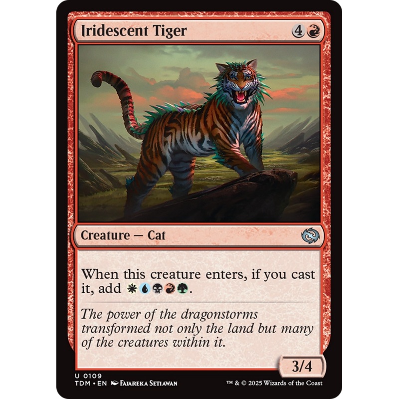 Iridescent Tiger [Tarkir: Dragonstorm]