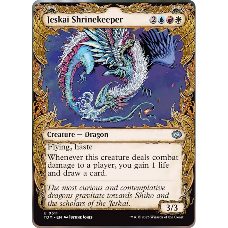 Jeskai Shrinekeeper (Showcase) [Tarkir: Dragonstorm]