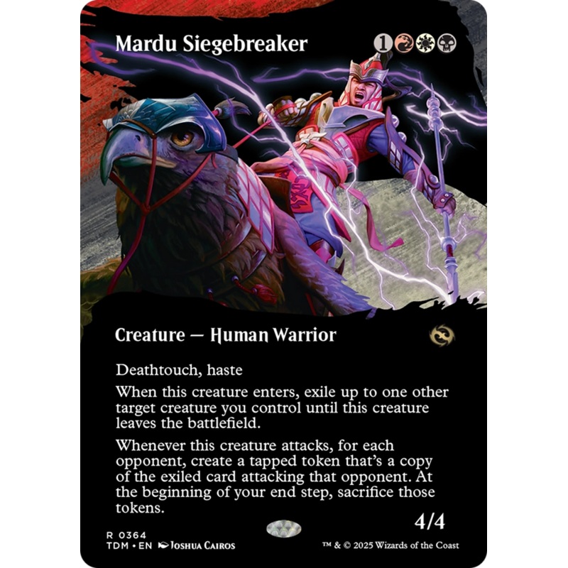 Mardu Siegebreaker (Borderless) [Tarkir: Dragonstorm]