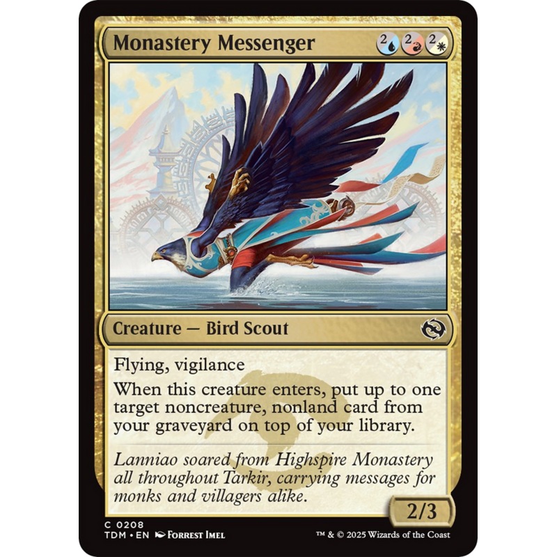 Monastery Messenger [Tarkir: Dragonstorm]