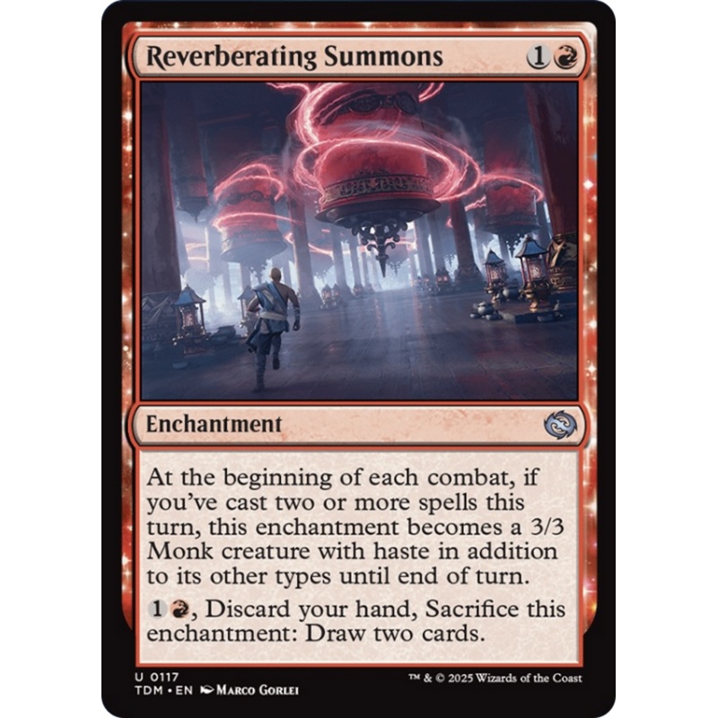 Reverberating Summons [Tarkir: Dragonstorm]