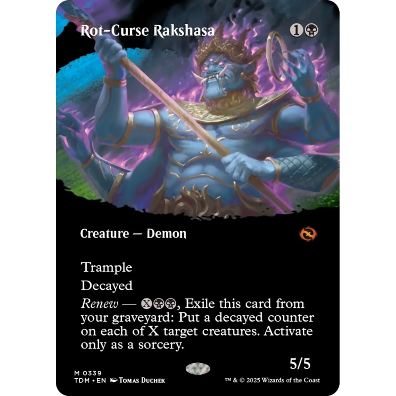 Rot-Curse Rakshasa (Borderless) [Tarkir: Dragonstorm]