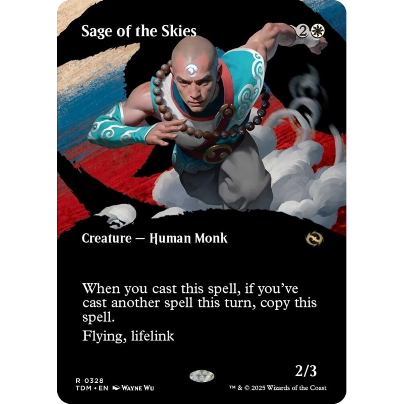 Sage of the Skies (Borderless) [Tarkir: Dragonstorm]