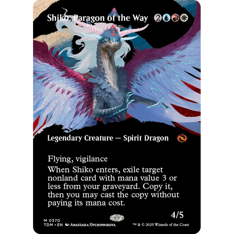 Shiko, Paragon of the Way (Borderless) [Tarkir: Dragonstorm]