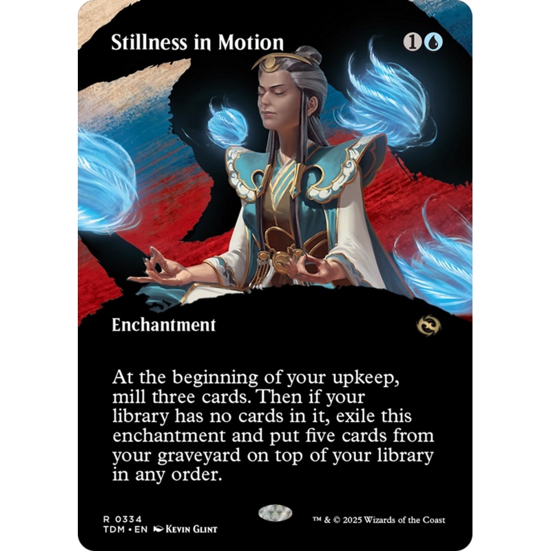 Stillness in Motion (Borderless) [Tarkir: Dragonstorm]