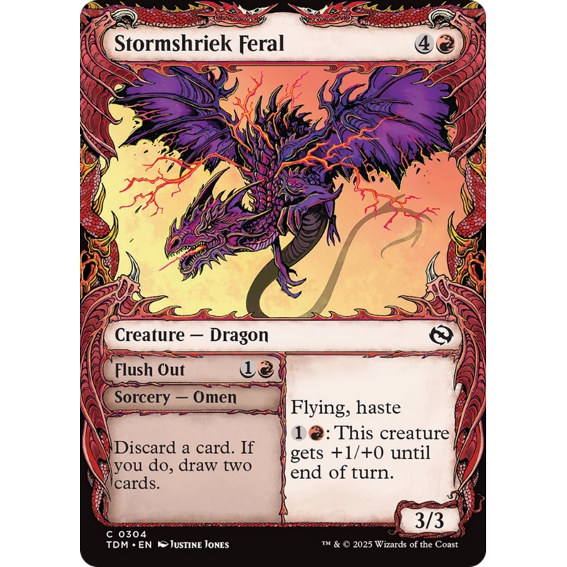 Stormshriek Feral (Showcase) [Tarkir: Dragonstorm]