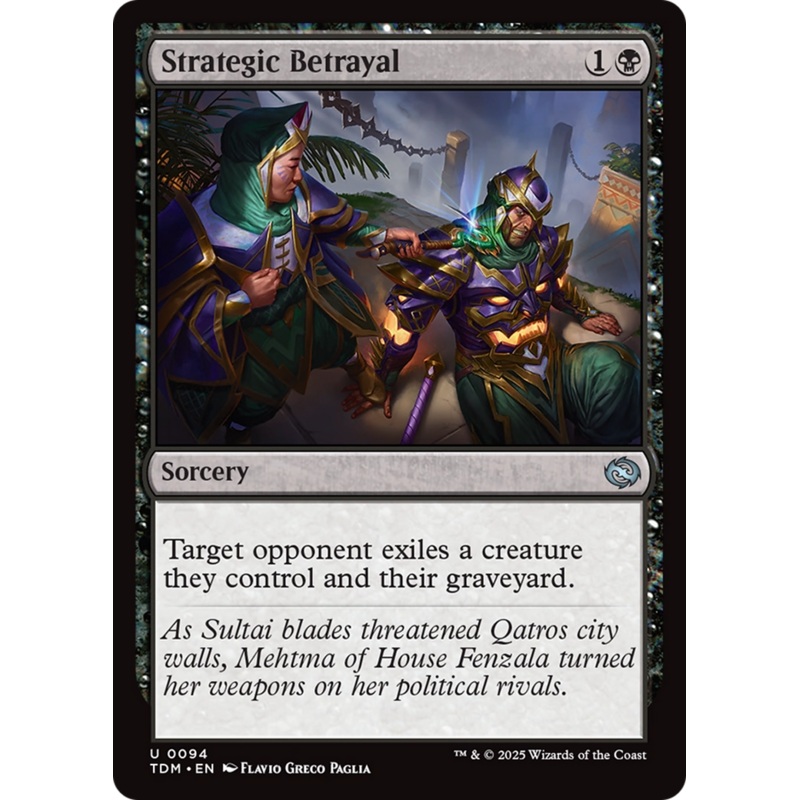 Strategic Betrayal [Tarkir: Dragonstorm]