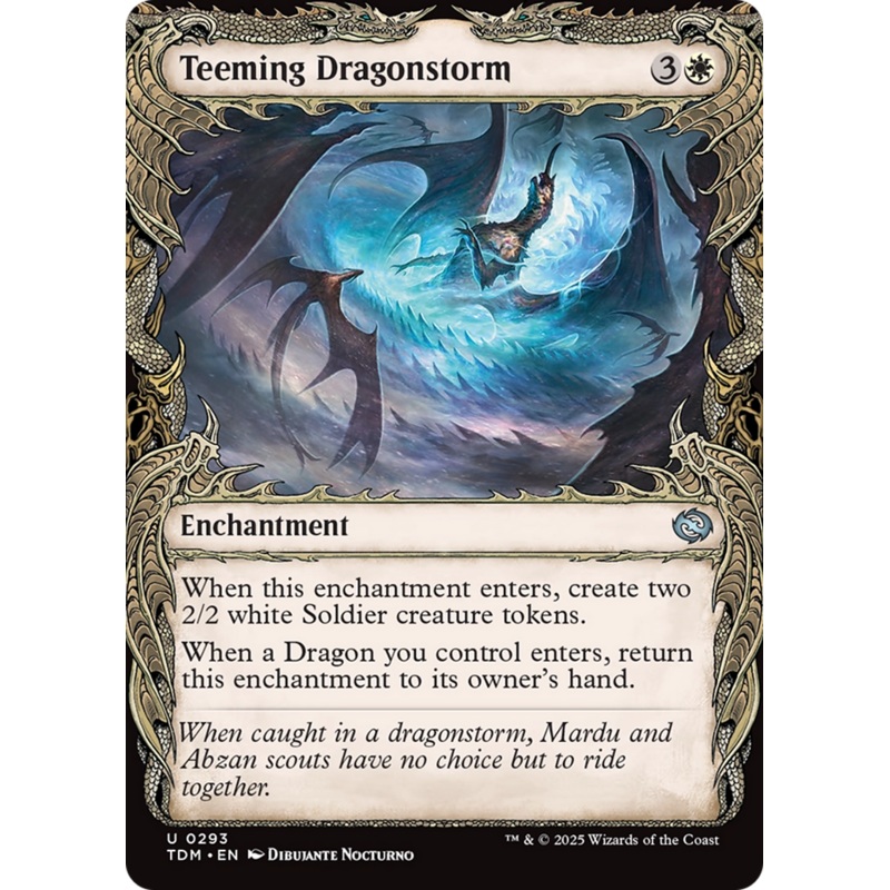 Teeming Dragonstorm (Showcase) [Tarkir: Dragonstorm]