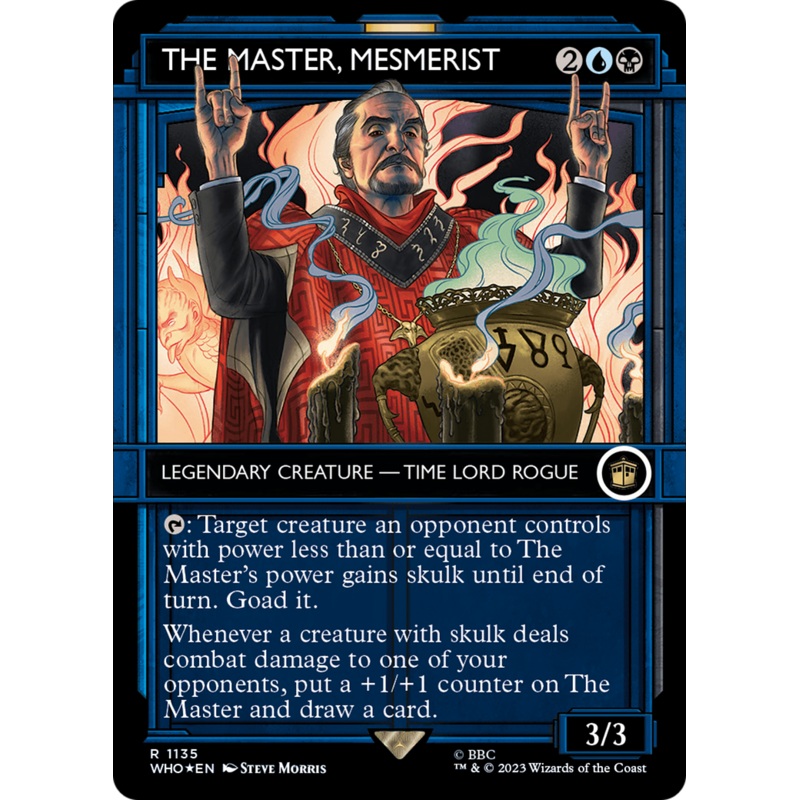 The Master, Mesmerist (Showcase) (Surge Foil) [Doctor Who]