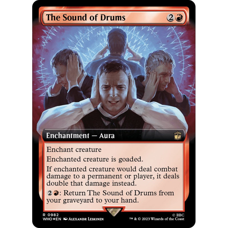 The Sound of Drums (Extended Art) (Surge Foil) [Doctor Who]