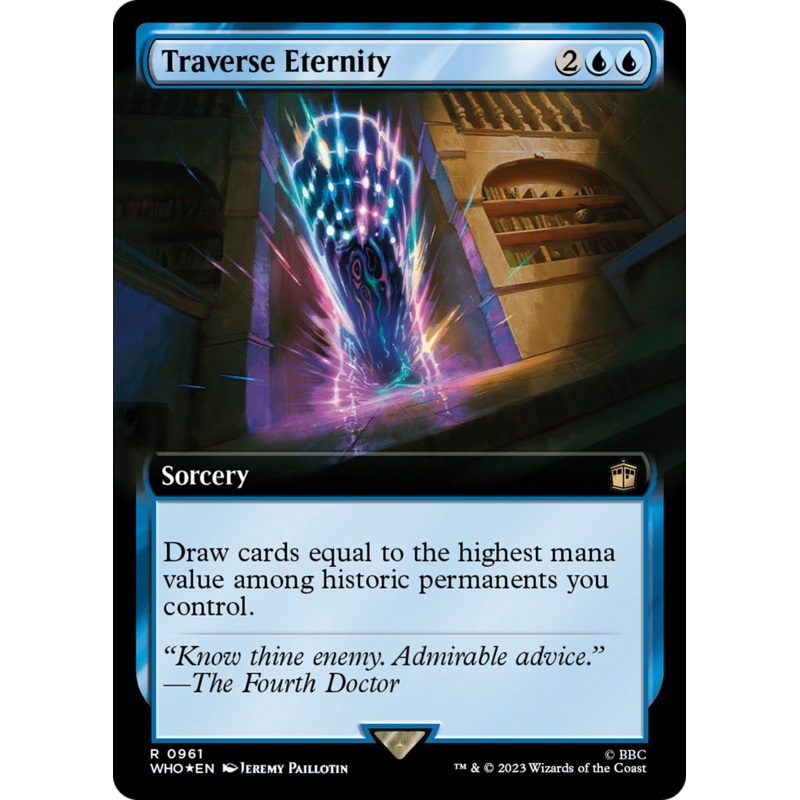 Traverse Eternity (Extended Art) (Surge Foil) [Doctor Who]
