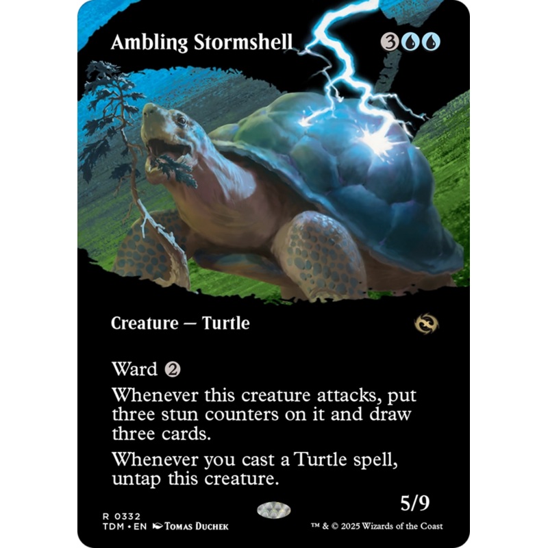 Ambling Stormshell (Borderless) [Tarkir: Dragonstorm]