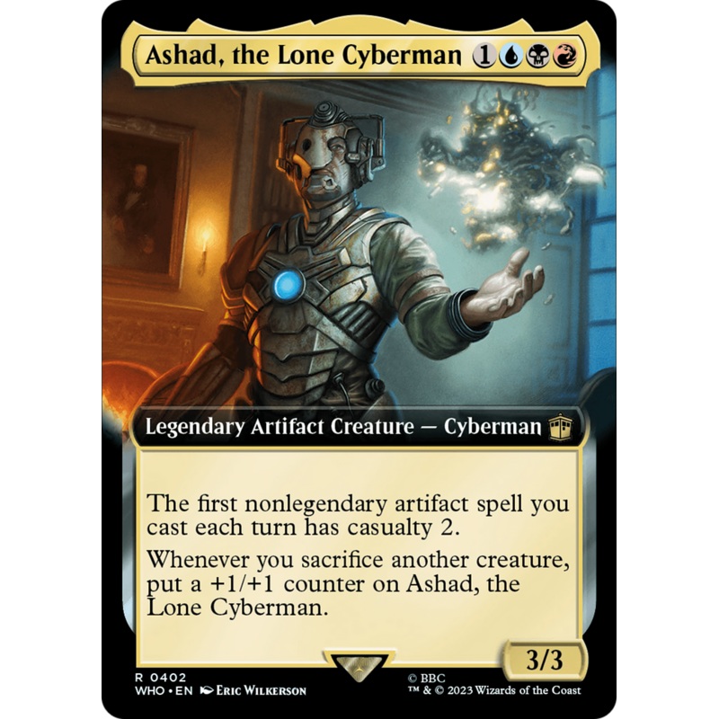 Ashad, the Lone Cyberman (Extended Art) [Doctor Who]