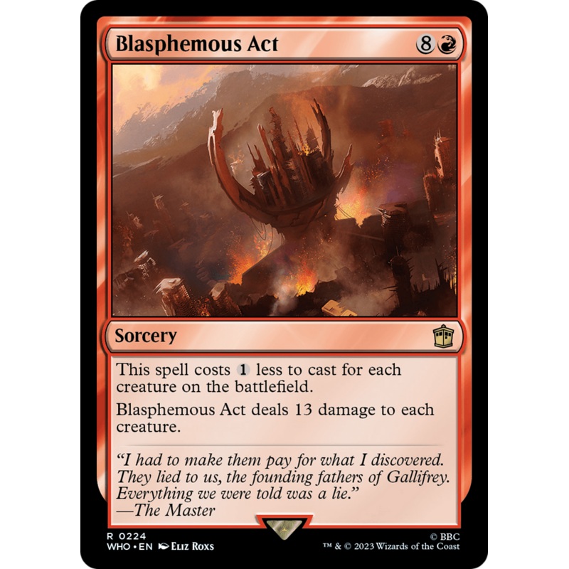 Blasphemous Act [Doctor Who]