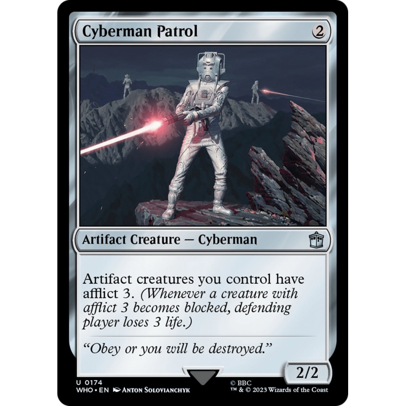 Cyberman Patrol [Doctor Who]
