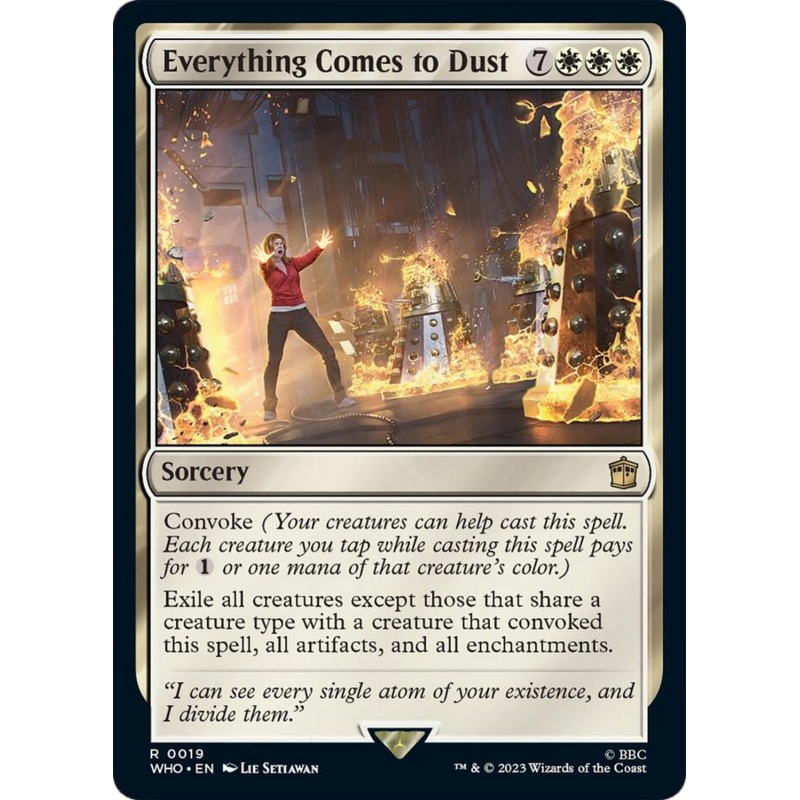 Everything Comes to Dust [Doctor Who]