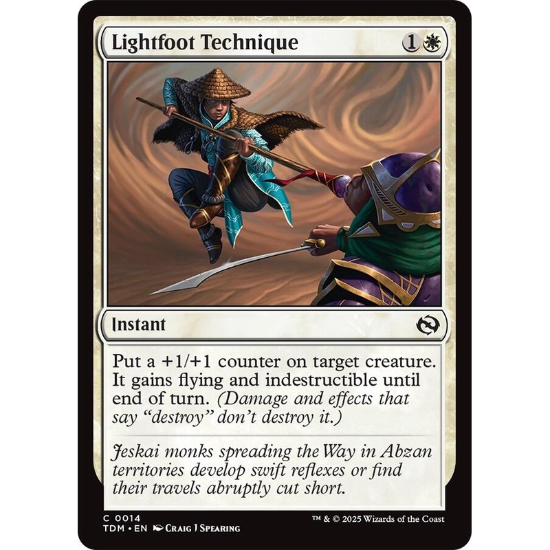 Lightfoot Technique [Tarkir: Dragonstorm]