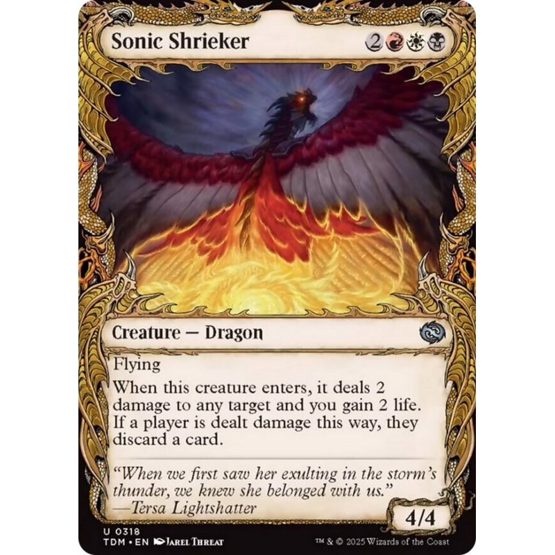 Sonic Shrieker (Showcase) [Tarkir: Dragonstorm]