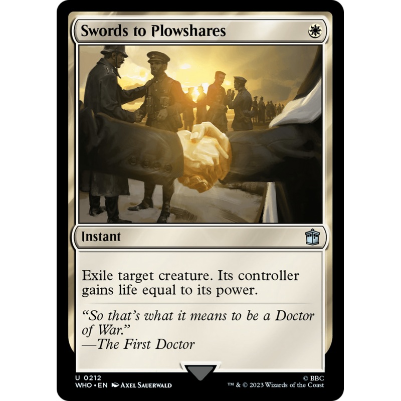 Swords to Plowshares [Doctor Who]