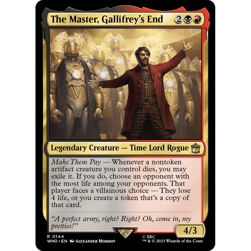The Master, Gallifrey's End [Doctor Who]