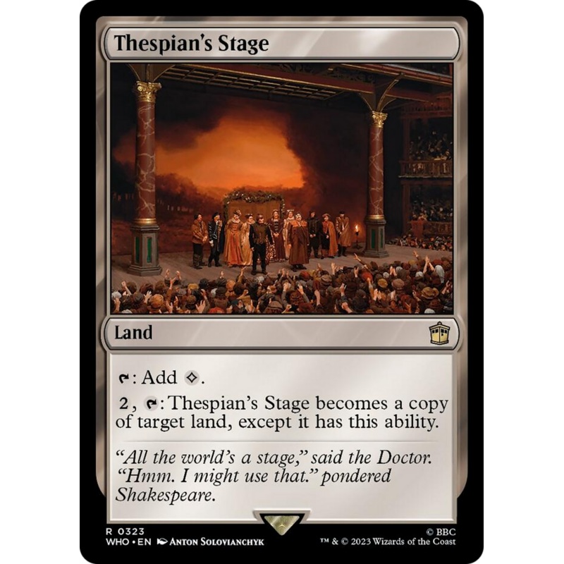 Thespian's Stage [Doctor Who]