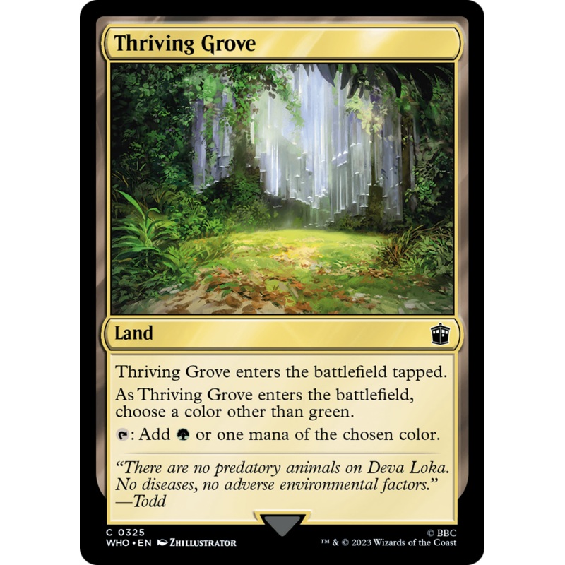 Thriving Grove [Doctor Who]