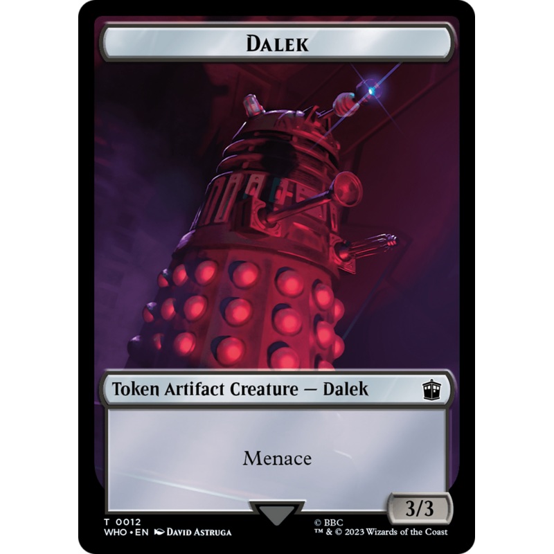 Dalek // Alien Insect Double-Sided Token [Doctor Who Tokens]