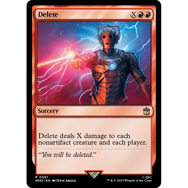 Delete [Doctor Who]